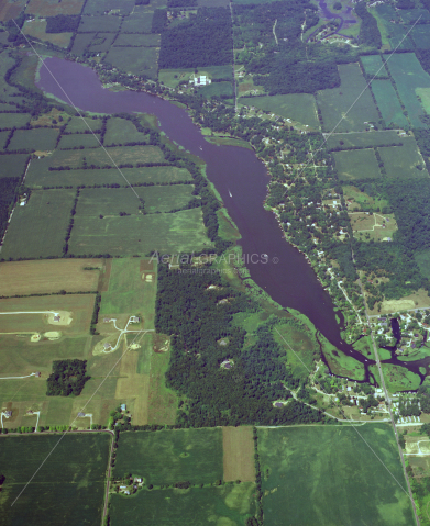 Crooked Lake (S.W. Arm) in Steuben County, Michigan